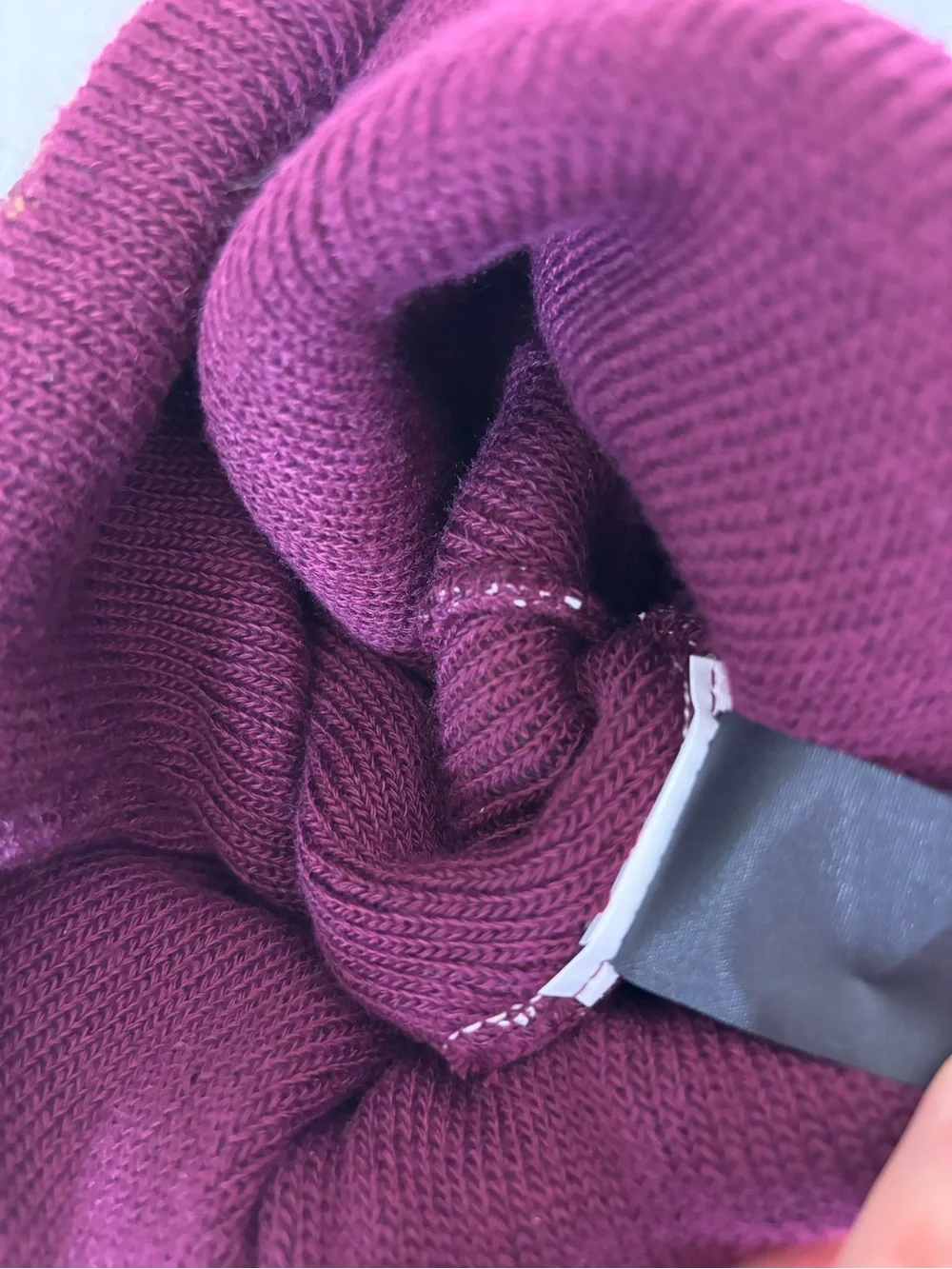 The North Face Winter Pom Beanie - Burgundy, White, Tan Unisex, One Size